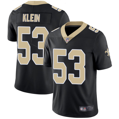 Men New Orleans Saints Limited Black A J  Klein Home Jersey NFL Football #53 Vapor Untouchable Jersey->new orleans saints->NFL Jersey